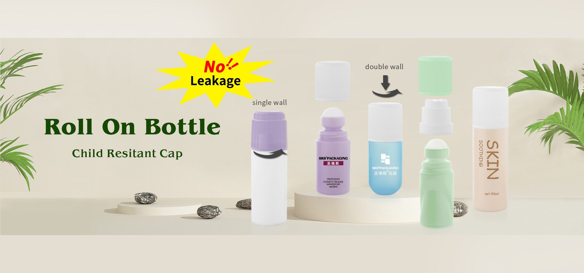 quality Refillable Roll On Bottle factory