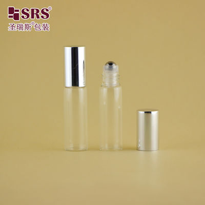 Buy 100% No Leakage Glass Roller Ball Bottle Clear 5ML For Essential Oil Perfume online manufacture