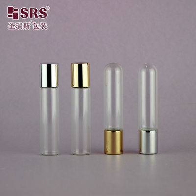 Buy Essential Oil Perfume Glass Roller Bottle Clear 6ml With Cap Steel Ball online manufacture