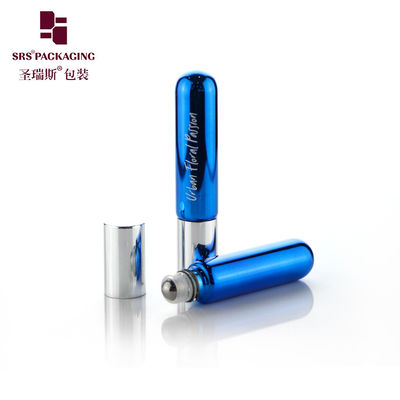 Buy No Leakage Empty Blue Roll On Container 6ml For Perfume Sample Essential Oil online manufacture