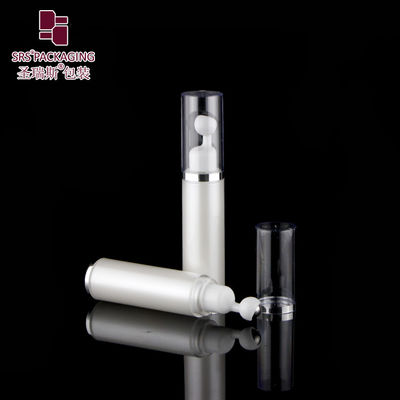 Buy Pearl White Acrylic Cosmetic Roller Bottle 10ml 15ml for Eye Serum Packaging online manufacture