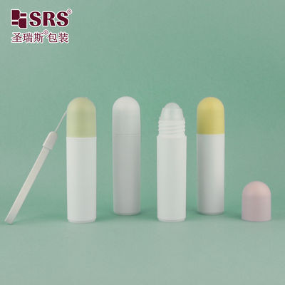 Buy 20ml White PP PCR Plastic Roll On Bottle For Essential Oil Perfume Lotion Eye Care online manufacture