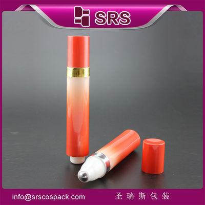Buy srs packaging high quality red plastic roll on bottle for eye gel online manufacture