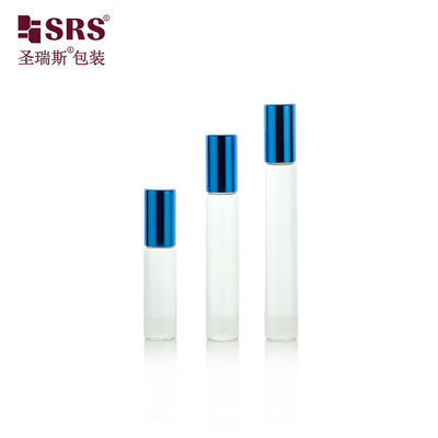 Buy Glass Essential Oil Roll On Bottle 8ml 10ml with Aluminum Cover Steel Ball online manufacture