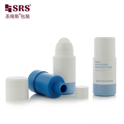 Buy RPPE-50ML 75ML Double Wall PP Refillable Roll On Deodorant Bottles Hollow Ball online manufacture