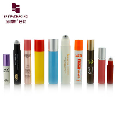 Buy Smooth Surface 20ml Round Cylinder PP Plastic Roll On Bottle For Eye Care Serum online manufacture