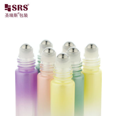 Buy BLPM-10ml Round Shape Empty Glass Roll On Bottle For Essential Oil Fragrance online manufacture