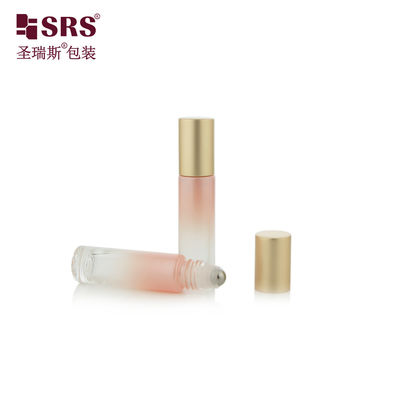 Buy BLPM-10ML Fragrance Oil Empty Glass Roller Bottle With SS304 Ball online manufacture