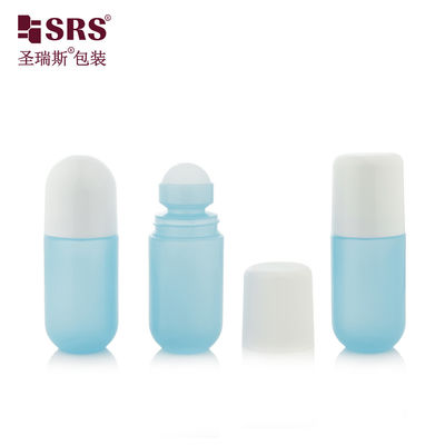 Buy RPPA-50ml Empty PP Plastic Roller Bottle Blue Round Top Hollow Ball For Gel online manufacture
