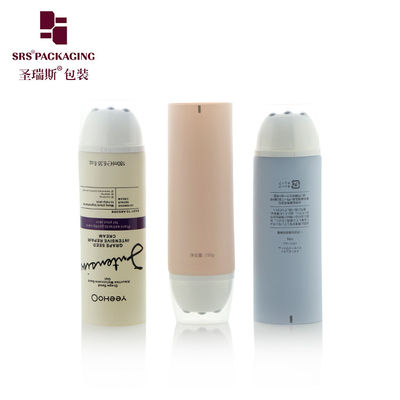 Buy Smoke Blue Custom Flat Oval Soft Cosmtic Tube D50mm With Roller Applicator online manufacture