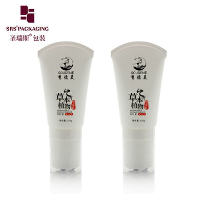Buy White Squeezable Cosmetic Plastic Tube D50mm Silkscreen Printing For Foot Care online manufacture