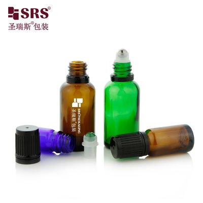 Buy BLPF-30ML Essential Oil Glass Empty Roller Ball Container With Tamper Evident Cap online manufacture