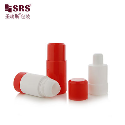 Buy Plastic PP Body Deodorant Refillable Roll On Bottle Replaceable Red 75ml online manufacture