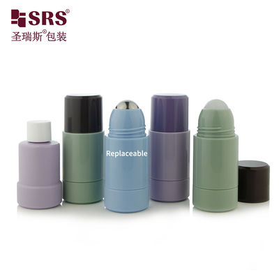 Buy SRS Packaging Plastic Refillable Roll On Bottle 50ml 75ml online manufacture