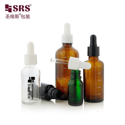 Buy D001 Empty Amber Glass Essential Oil Bottles UV Proof With Dropper Cap Glass Pipette online manufacture