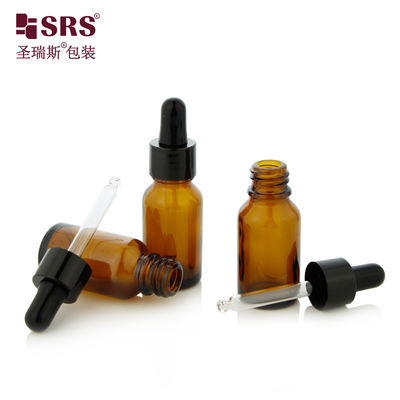 Buy Cylindrical Empty Glass Dropper Bottle 15ml For Kids Medicine online manufacture