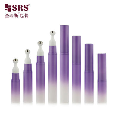 Buy A0031-15ml Gradient Purple Airless Pump Plastic Roller Bottle For Anti Wrinkle Cream online manufacture