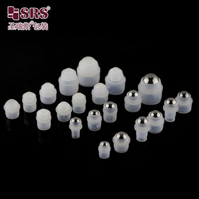 Buy Round Glass Roller Ball Translucent Screw On Closure For Cosmetic online manufacture
