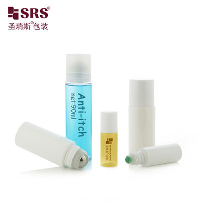Buy PET30-90ML Transparent Plastic PET Roll On Bottle With 304 SUS Ball online manufacture