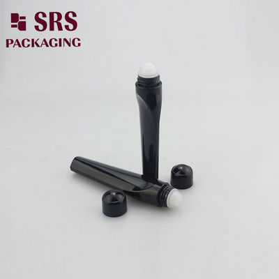 Buy SRS packaging empty plastic black color 15ml PETG roller ball bottle online manufacture