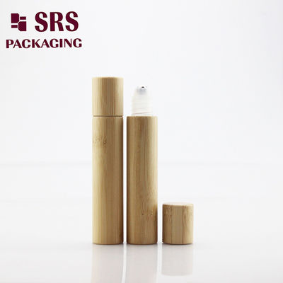 Buy SRS Empty Cosmetic Real Bamboo Roll On Bottle 8ml For Eye Cream online manufacture