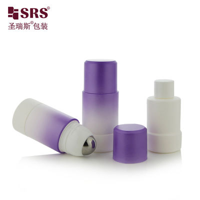Buy RPPE(P)-50ml 75ml Gradient Purple Refillable Roll On Bottle Cylinder Packaging Primary Packaging For Containing Disinfectant Deodorant Gel online manufacture