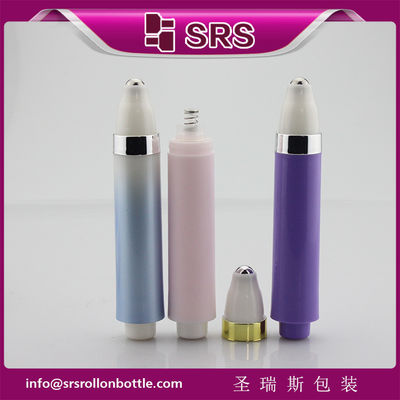 Buy SRS luxury 10ml plastic empty airless roll on bottle for eye cream online manufacture