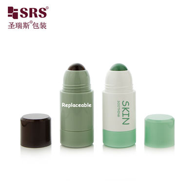 Buy RPPE 50ml Eco-Friendly Roll On Container Primary Packaging For Containing Liquid Deodorant Formula With Gemstone Balls online manufacture