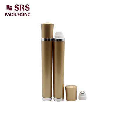 Buy SRS Plastic Gold Color Vibrating Roller Ball Bottle 10ml for Eye Cream online manufacture