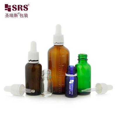 Buy Durable Tamper Evident Cap 5ml 10ml 15ml 20ml 30ml 50ml 100ml Glass Dropper Bottle for Skincare online manufacture