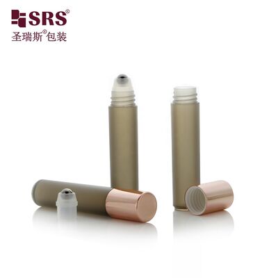 buy Perfume Oil Cosmetic Roll on Bottles 3ml Empty Roller Vials With Aluminum Screw Lid online manufacture