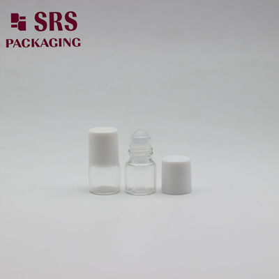 Buy SRS empty cosmetic mini perfume 1ml clear glass roller bottle online manufacture
