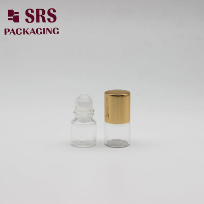 Buy SRS empty clear color mini 1ml perfume small glass roll on bottle online manufacture