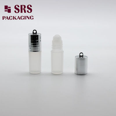 Buy SRS empty 3ml plastic mini clear color perfume roller ball bottle online manufacture