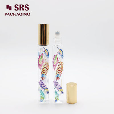 Buy Cosmetic Clear Color Glass Roll On Bottle 10ml for Perfume Oil online manufacture