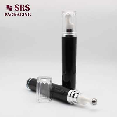 Buy SRS Empty Cosmetic Acrylic Roller Ball Bottle Black Color 15ml online manufacture
