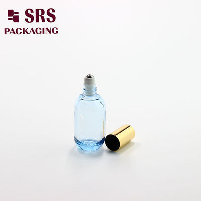 Buy Round Empty Plastic Refillable Roller Bottle 18ml for Essential Oils Perfume online manufacture