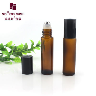Buy Steel Ball Amber Glass Roll On Perfume Bottles Leak Proof online manufacture