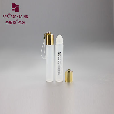 Buy Empty mini 8ml frost eye cream plastic roller ball bottle with hook online manufacture