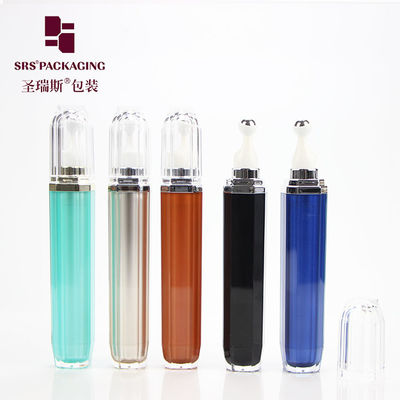 Buy SRS Luxury Empty Mini Acrylic Cosmetic Roller Bottle 15ml For Eye Cream online manufacture