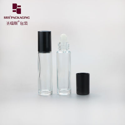 Buy Clear Color Wall Glass Roller Ball Perfume Bottle with Steel Ball and Leak Proof Design online manufacture