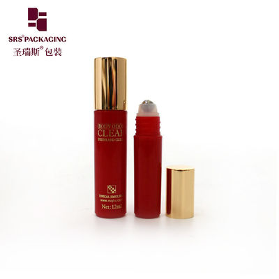 Buy RPA-5ML Bulk Price Red Empty Roller Bottle for Eye Care Under Eye Roller Ball with Gold Screw Cap Factory Sale online manufacture