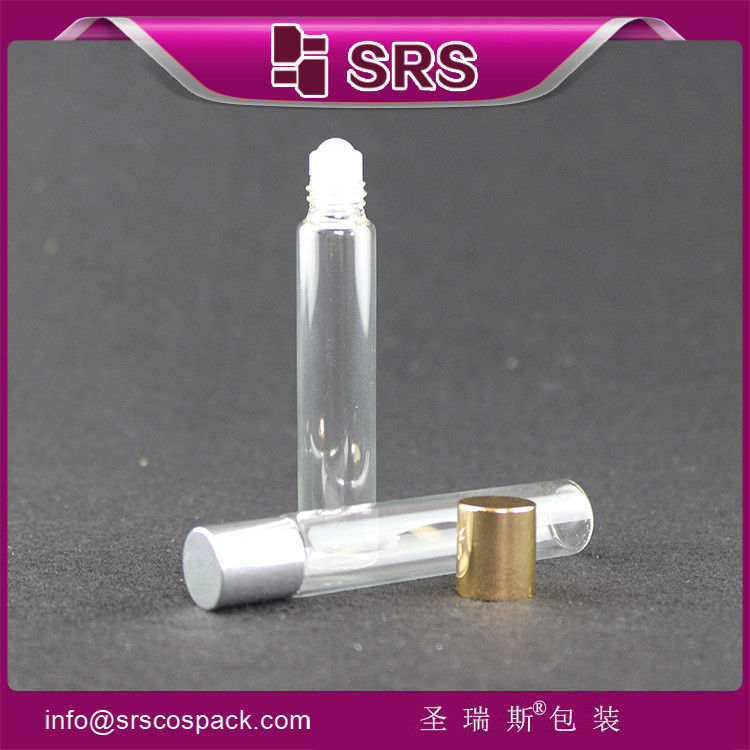 glass roll on bottle 8ml glass roller ball bottle steel