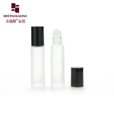 10ml Wall Glass Roll On Bottle With Glass Ball Leakproof Design for Personal Care