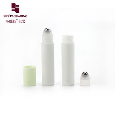 10ml Steel Ball Plastic Roll On Bottle for Skincare Essence Customizable Color and Logo