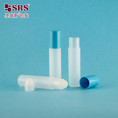 Steel Ball PP Roll On Bottle 10ml Capacity For Skincare And Essential Oils