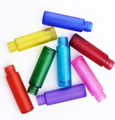 10ml Wall Glass Roll On Bottle with Metal Cap Custom Logo Available for Personal Care Products