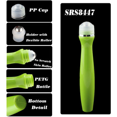 SRS high quality no leakage 15ml eye cream roll on bottle applicator