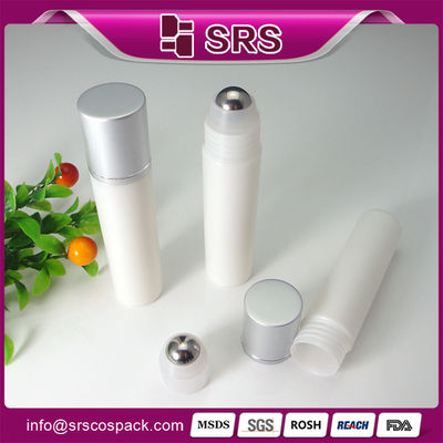 100% no leakage plastic roll on deodorant packaging with metal roller ball 30ml