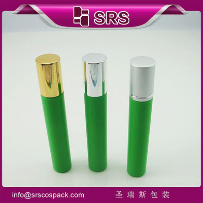 15ml Green Plastic Roll On Bottle With Stainless Steel Ball